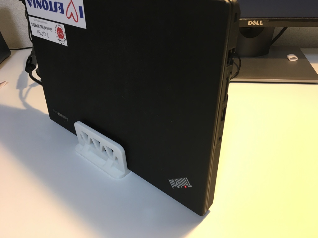 Dizüstü Bilgisayar Dikey Braketi ABS Baskı 01194 - Görsel 3