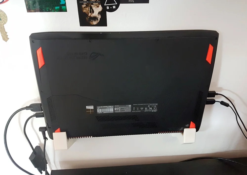 Laptop Duvar montaj Braketi ABS Baskı 01198 - Görsel 3