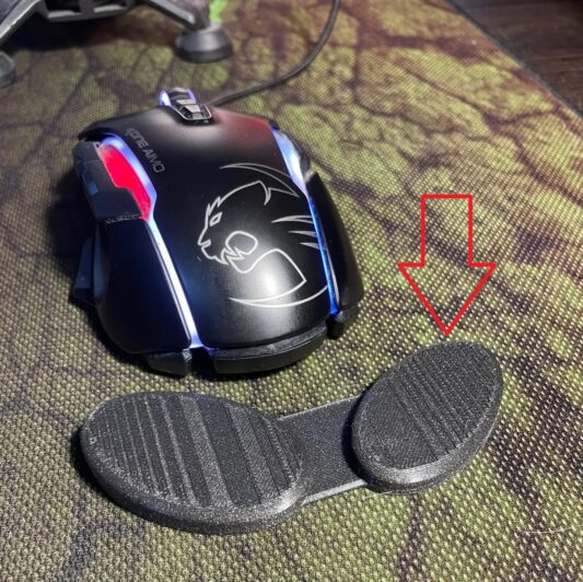 Mouse Bilek Desteği ABS Baskı 01210