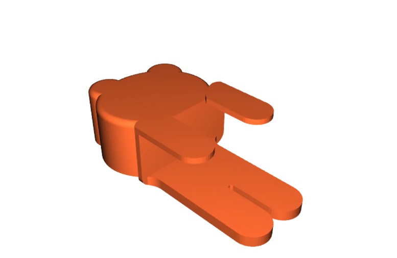 Laptop Kamera Kapağı (Şirin Kurbağa) PLA Baskı 01212 - Görsel 3