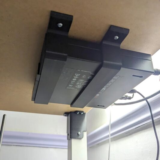 Dell Optiplex 3020M Masa Altı Montaj Braketi ABS Baskı 01213