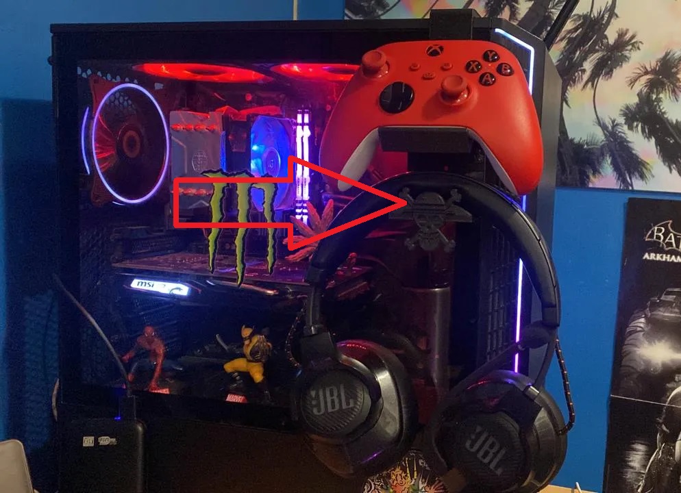 Kulaklık ve Oyun Kolu Standı ABS Baskı 01214