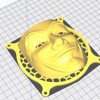 120mm Bilgisayar Fanı Dekoru Maske PLA Baskı 01216