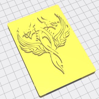 2.5 İnch SSD Disk Kutusu Çift Kafalı Dragon Desenli ABS Baskı 01224