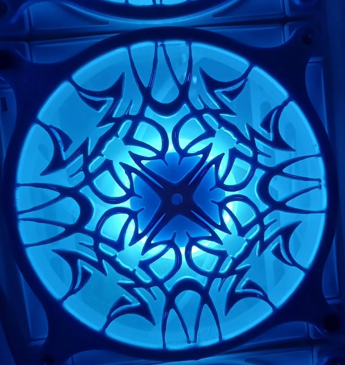 120mm Bilgisayar Fanı Dekoru Kar Tanesi PLA Baskı 01234 - Görsel 2