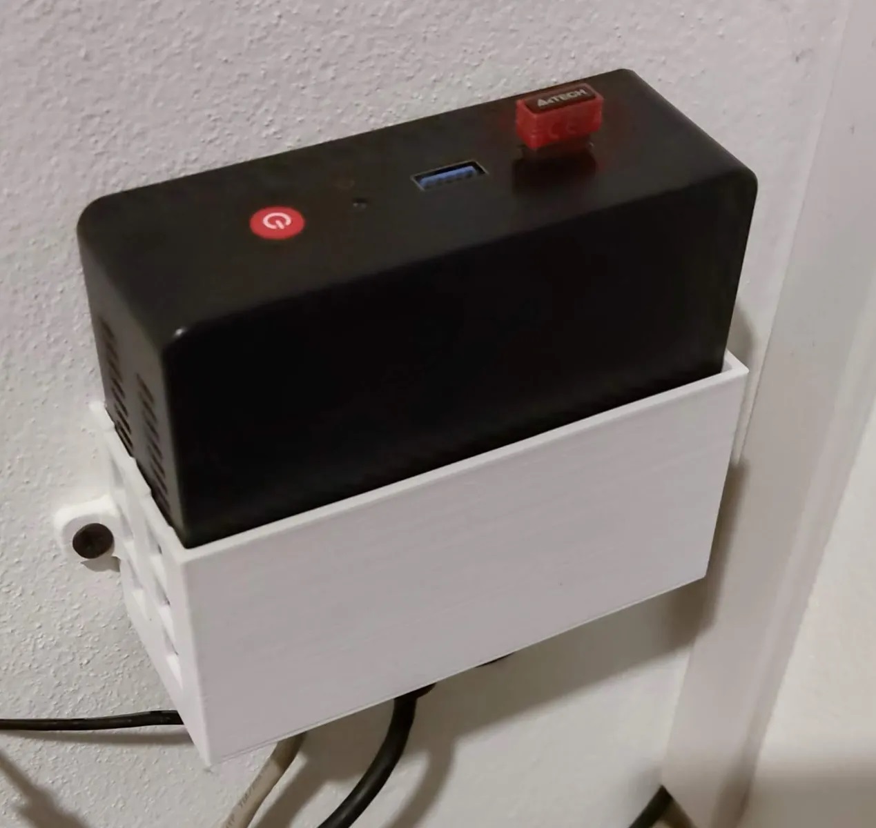 Beelink Mini Bilgisayar Duvara Montaj Braketi ABS Baskı 01241