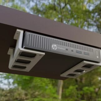 HP EliteDesk 705 G2 A8 Masa Altı Montaj Braketi ABS Baskı 01242