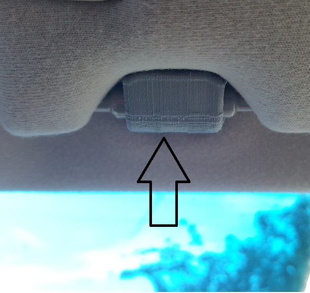 Honda Civic Güneşlik Klipsi ABS Baskı Sağ ve Sol 00791 - Görsel 3