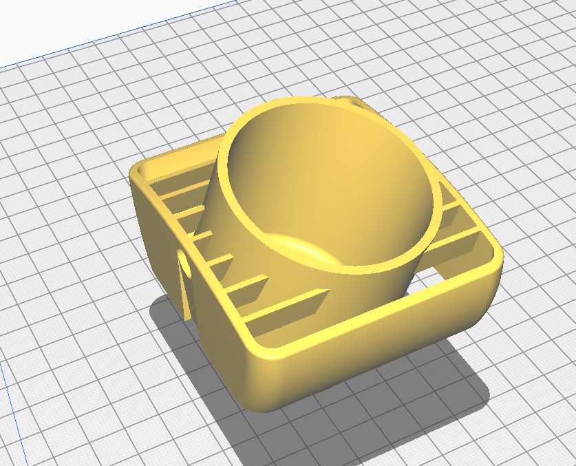 Honda Civic EP3 Ön Havalandırma Podu 52mm ABS Baskı 00794 - Görsel 2