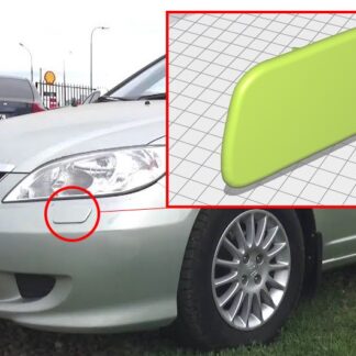 Honda Civic 2004 Far Yıkama Kapağı Sağ ve Sol ABS Baskı 00799