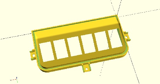 Nissan Patrol Y61 Tavan Anahtarı Braketi ABS Baskı 00828 - Görsel 6
