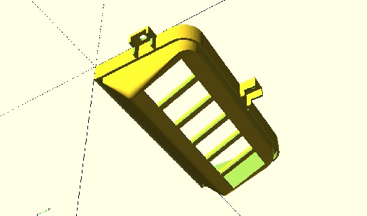 Nissan Patrol Y61 Tavan Anahtarı Braketi ABS Baskı 00828 - Görsel 3