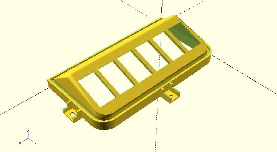 Nissan Patrol Y61 Tavan Anahtarı Braketi ABS Baskı 00828 - Görsel 2