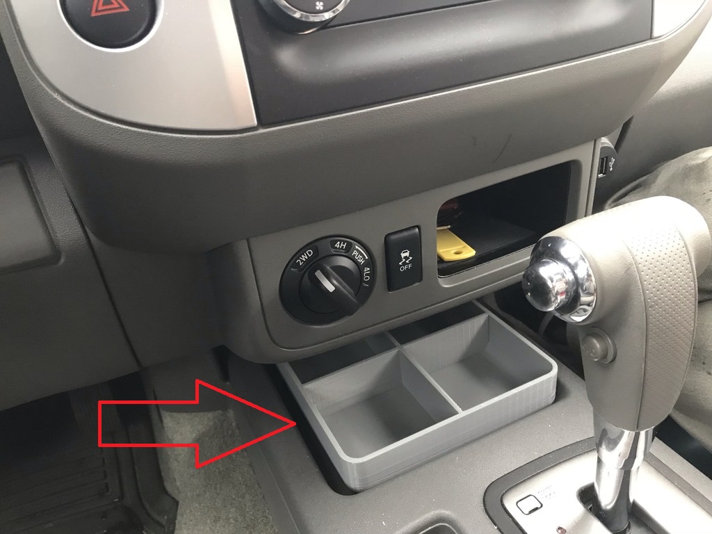 Nissan Frontier İç Organizer ABS Baskı 00831