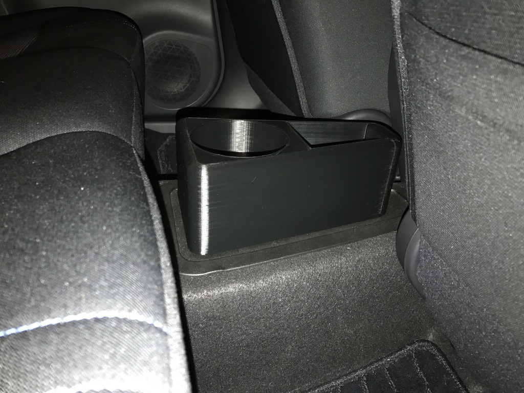 Nissan Leaf Arka Bardaklık ABS Baskı 00837 - Görsel 2