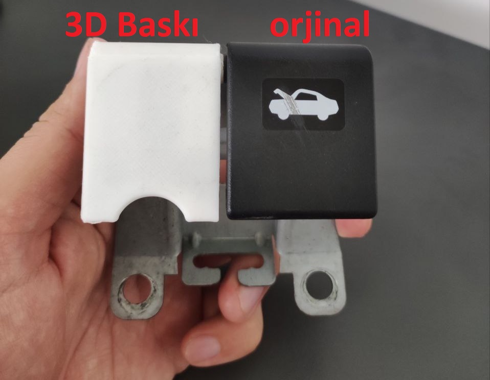 Nissan LEAF 2011-2012 Şarj Podu Düğmesi ABS Baskı 00840