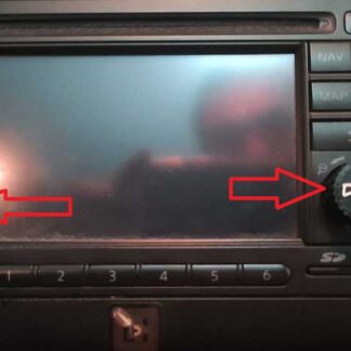 2011 Nissan Qasqai Radyo Ses Düğmesi ABS Baskı 2 Adet 00851