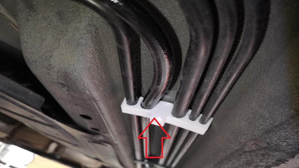 Nissan 350Z Yakıt Hattı Klipsi ABS Baskı 4 Adet 00855