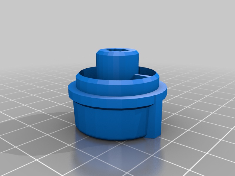 Nissan Micra Orta Üfleyici Düğmesi 3D ABS Baskı 00873 - Görsel 2