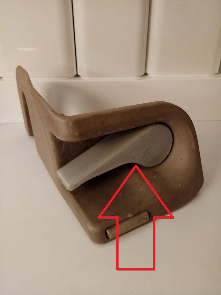 Audi A4 B6 arka koltuk Kolu ABS Baskı 00906