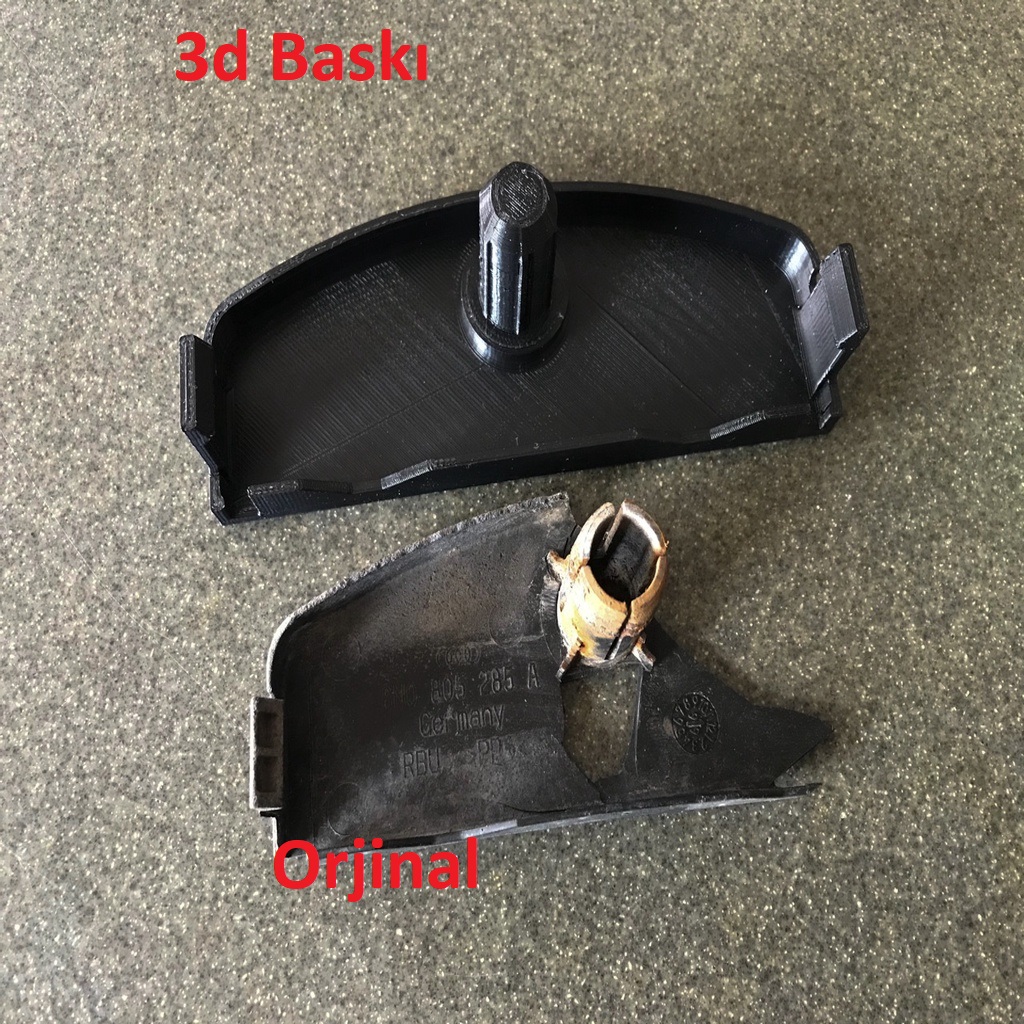 2001-2006 Audi TT Çeki Kancası Kapağı ABS Baskı 00910 - Görsel 2