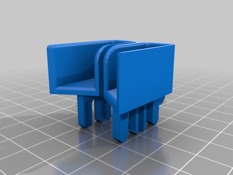 Audi 8W9868954 8W9868953 Numaralı Bagaj Braketi ABS Baskı 2 Adet 00912 - Görsel 2