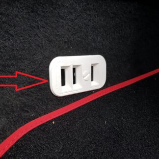 VW Golf MK4 Yolcu Zemin Havalandırması ABS Baskı 00919