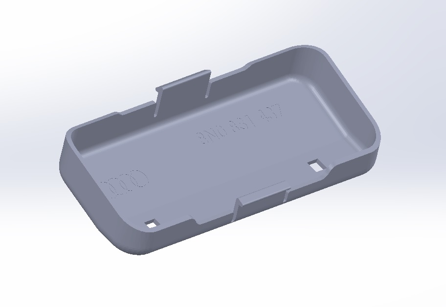 Audi 8N0831437 Numaralı Parça ABS Baskı 00921 - Görsel 2