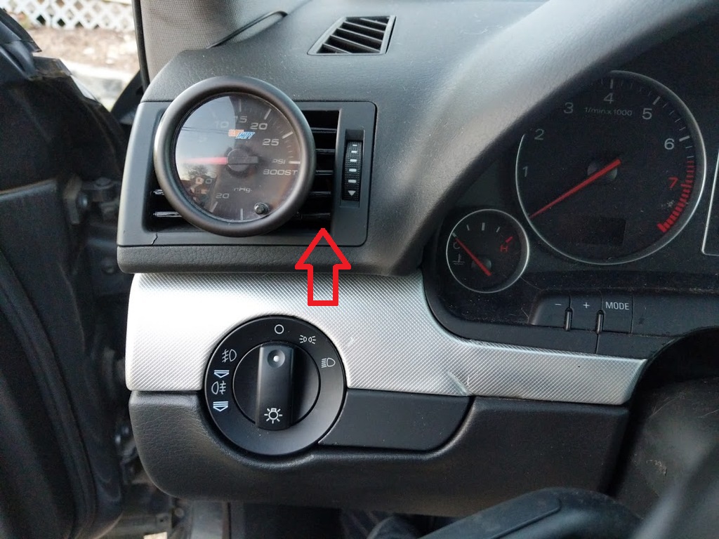 Audi B6 A4 Uyumlu 52 mm Havalandırma Pod Braketi ABS Baskı 00924