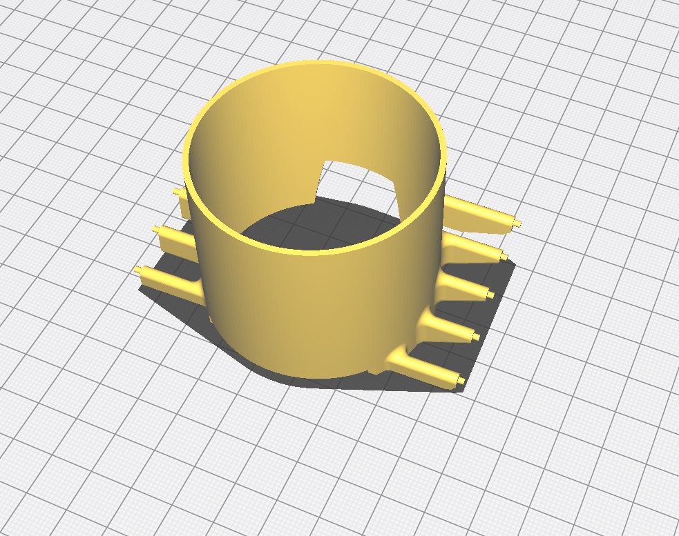 Audi B6 A4 Uyumlu 52 mm Havalandırma Pod Braketi ABS Baskı 00924 - Görsel 3