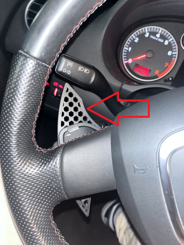 Audi A3 Direksiyon Paletleri ABS Baskı Sağ ve Sol 00928 - Görsel 2