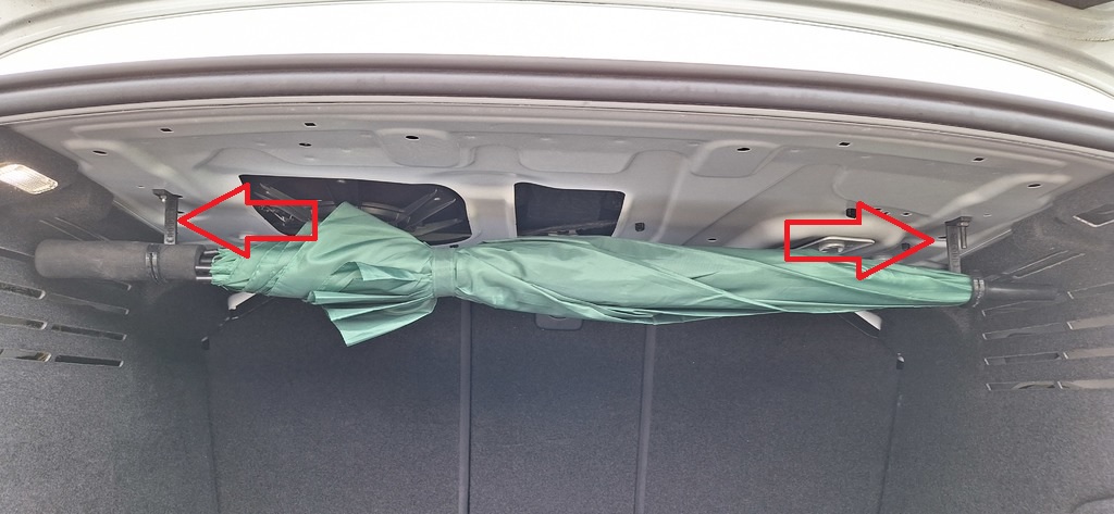 Oto Şemsiye sabitleme Aparatı 2 Adet ABS Baskı 00936