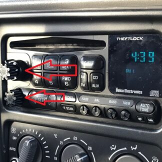 2001 Chevrolet Radyo Düğmesi ABS Baskı 2 Adet 00944