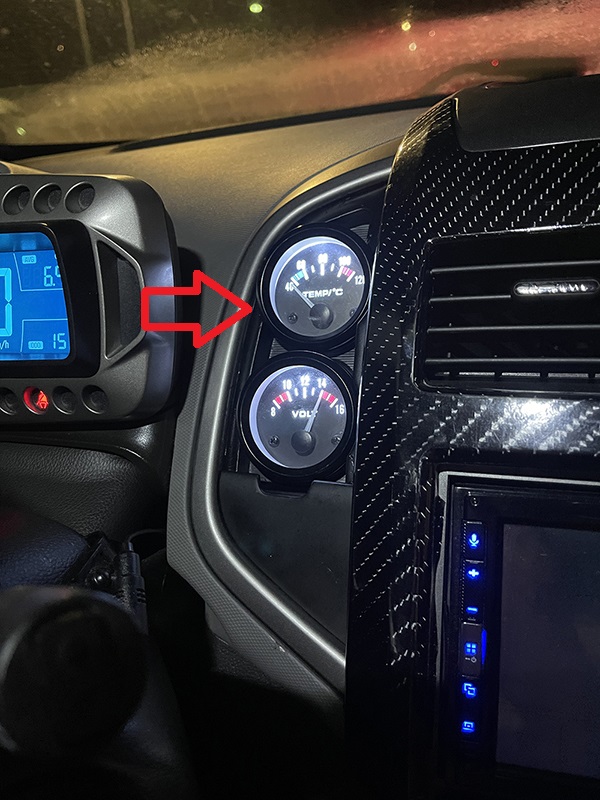 Chevrolet Sonic Havalandırma Gösterge Pod Braketi 52mm 00947