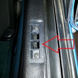 Chevrolet Corvette C4 (1983-1996) Uyumlu Yan Cam Havalandırması ABS Baskı 00952