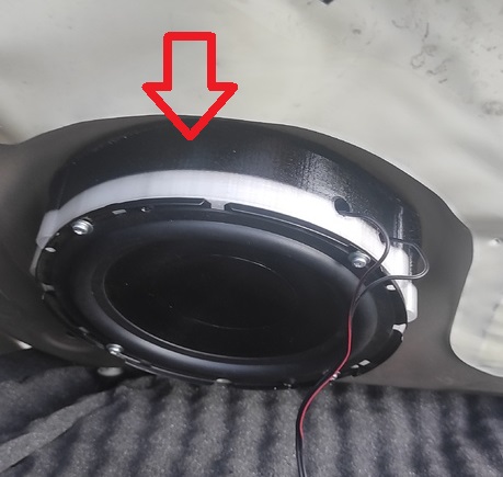 Chevrolet Aveo T250 Hoparlör Braketi ABS Baskı 00953