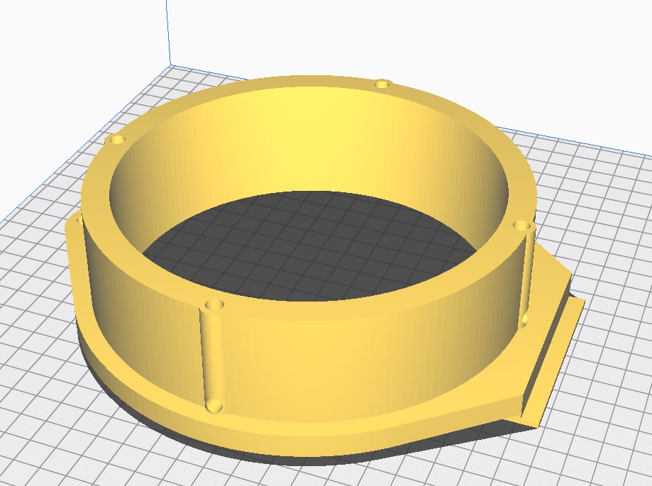 Chevy Bolt 6,5 İnch Hoparlör Braketi ABS Baskı 00964 - Görsel 2