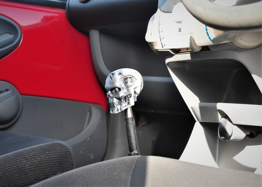 Citroen C1 Terminatör Kafalı Vites Topuzu ABS Baskı 00982 - Görsel 2