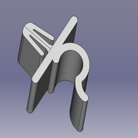 Citroen Kaput Demiri Klipsi ABS Baskı 00983