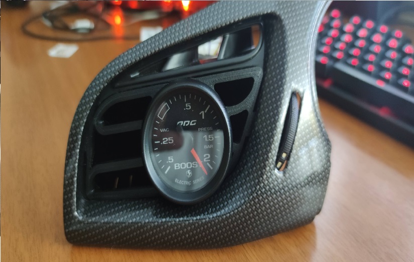 Citroen DS3 52mm Havalandırma Pod Braketi ABS Baskı 00992 - Görsel 4