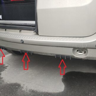 Dacia Logan Tampon Altı Spoiler 3 Adet ABS Baskı 00998