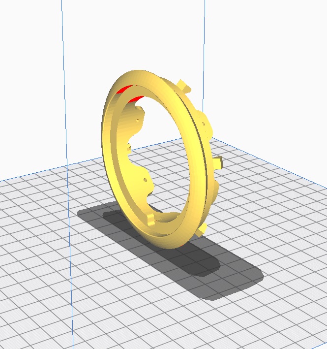 Renault Kangoo Sis Lambası Braketi ABS Baskı 01255 - Görsel 3