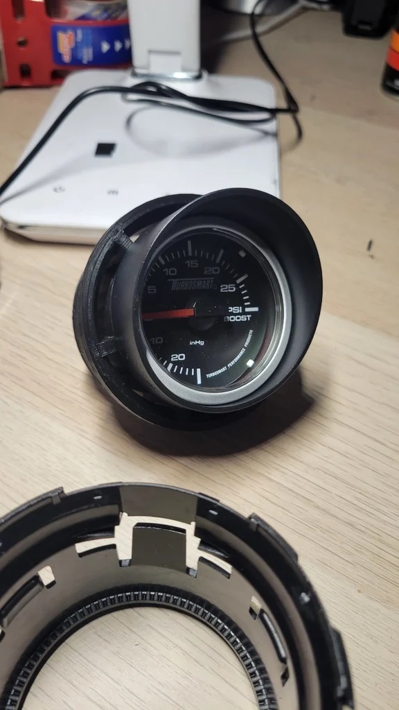 Fiesta St Havalandırma Pod Braketi 52mm ABS Baskı 01256 - Görsel 2