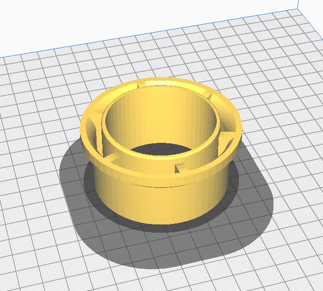 Fiesta St Havalandırma Pod Braketi 52mm ABS Baskı 01256 - Görsel 4