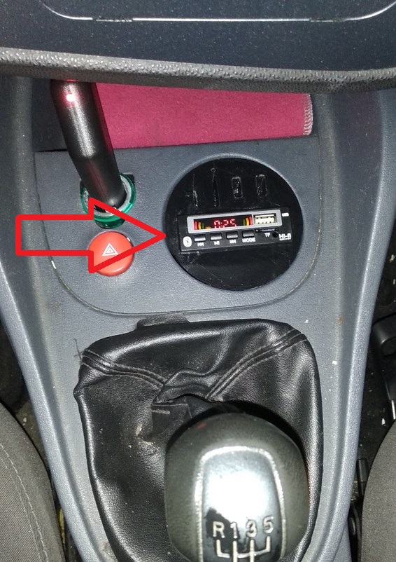 Seat Leon BT AUX Destek Braketi ABS Baskı 01280