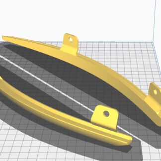 Audi 8N8854819, 8N8854820 Numaralı Braket Sağ ve Sol ABS Baskı 01292