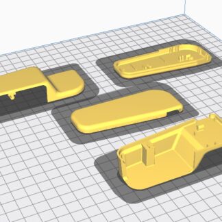 Audi A2 Ön Silecek Kolu Kapakları ABS Baskı 01303