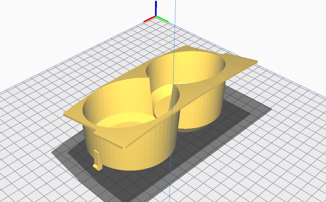 Audi A8 S8 D3 Bardak Tutucu ABS Baskı 01311 - Görsel 2