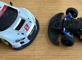 Mini-Z Audi R8 LMS Ön Spoiler Braketi ABS Baskı 01314 - Görsel 2