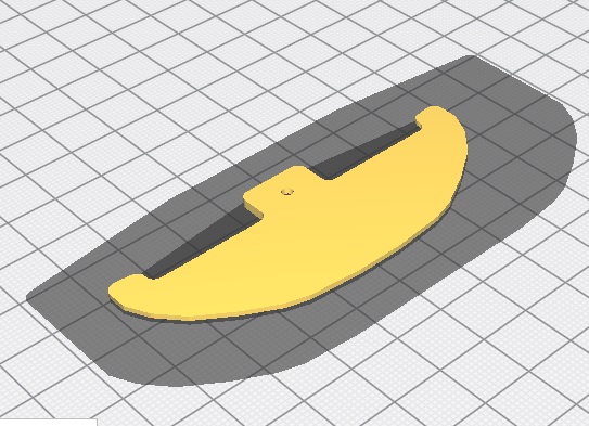 Mini-Z Audi R8 LMS Ön Spoiler Braketi ABS Baskı 01314 - Görsel 3